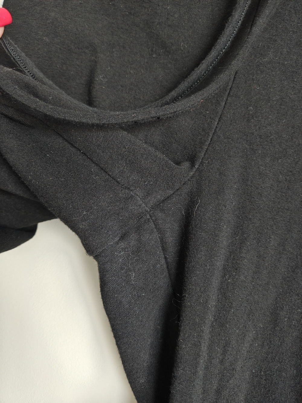 Aritzia Black Ribbed Drawstring Flare Pants - Picture 5 of 13